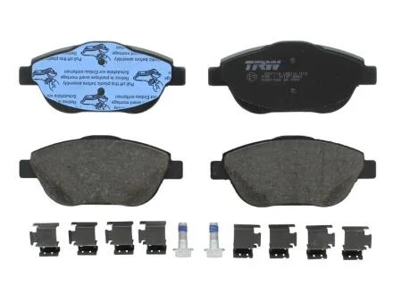 Гальмівні колодки дискові CITROEN C3/DS3 "F "11>> TRW GDB1926