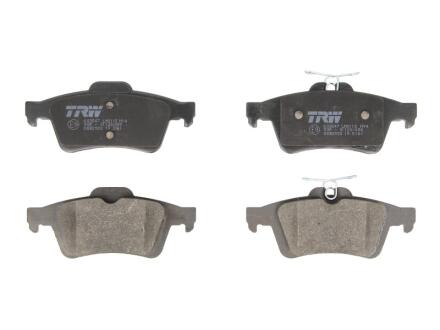 Комплект гальмівних колодок задн, FORD C-MAX II, FOCUS III, FOCUS III/HATCHBACK, FOCUS III/KOMBI, FOCUS IV, GRAND C-MAX, KUGA III FORD USA FOCUS NISSAN PRIMERA VW UP! 1.0-2.0D 12.01- TRW GDB2033