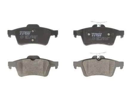 Комплект гальмівних колодок задн, FORD C-MAX II, FOCUS III, FOCUS III/HATCHBACK, FOCUS III/KOMBI, FOCUS IV, GRAND C-MAX, KUGA III FORD USA FOCUS NISSAN PRIMERA VW UP! 1.0-2.0D 12.01- TRW GDB2033