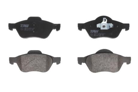 Комплект гальмівних колодок передн, RENAULT LAGUNA, MEGANE II, MEGANE II/KOMBI 1.4-2.0D 09.02- TRW GDB2053