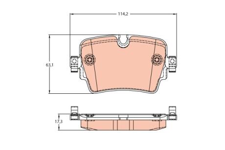 - Гальмівні колодки до дисків TRW GDB2095