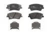 Комплект гальмівних колодок передн, HYUNDAI ELANTRA V, ELANTRA VI, GRANDEUR, I30, IONIQ, SANTA FÉ II KIA CERATO IV, CERATO KOUP III, NIRO I, PRO CEE\'D 1.0-Electric 01.07- TRW GDB2203 (фото 1)