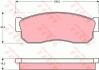 A_Гальмівні колодки дискові NISSAN - SUBARU Cherry/Sunny/Sunny Estate/Wagon/Sunny Van/Columbuss/E10/ TRW GDB288 (фото 1)