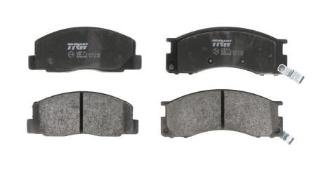 Комплект гальмівних колодок передн, TOYOTA LITEACE, MODEL F, PREVIA I 1.5-2.4 08.88-08.00 TRW GDB3086