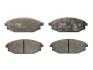 Комплект гальмівних колодок передн, HYUNDAI GALLOPER I, GALLOPER II TOYOTA HILUX VII 2.5D/2.6D/3.0 08.91-05.15 TRW GDB3232 (фото 1)