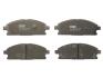 Комплект гальмівних колодок передн, NISSAN PATHFINDER II, QUEST, X-TRAIL I 2.0-3.5 09.97- TRW GDB3293 (фото 1)
