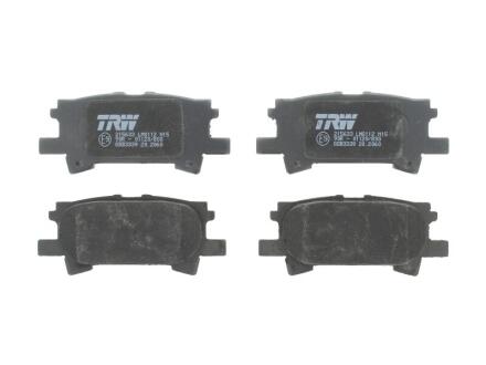 Гальмівні колодки дискові зад. Lexus RX 300/RX 400H 03- TRW GDB3339