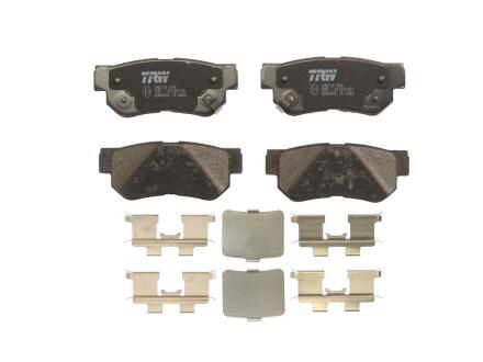 Колодки тормозные HYUNDAI/KIA GETZ/MATRIX/SANTA FE/SONATA/TUCSON/SPORTAGE 98- задн. TRW GDB3432