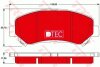 Колодки тормозные NISSAN QASHQAI 07- перед.DTEC COTEC TRW GDB3467DTE (фото 1)