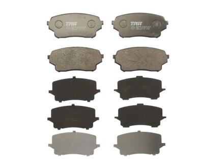 Комплект гальмівних колодок передн, SUZUKI GRAND VITARA I, XL-7 2.0D/2.7 02.01-08.06 TRW GDB3490