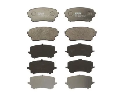 Комплект гальмівних колодок передн, SUZUKI GRAND VITARA I, XL-7 2.0D/2.7 02.01-08.06 TRW GDB3490