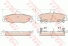Комплект гальмівних накладок, дискове гальмо TRW GDB3570 (фото 1)