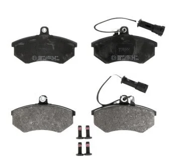 Комплект гальмівних колодок передн, AUDI 100 C2, 100 C3, 200 C3, 80 B3, 80 B4, 90 B3, A4 B5, QUATTRO CHERY COWIN 3, EASTAR, EASTAR CROSS, V5 1.5-2.6 03.77-12.14 TRW GDB404