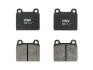 Комплект гальмівних колодок передн, MERCEDES /8 (W114), /8 (W115) VW TRANSPORTER T2, TRANSPORTER T3 1.6-2.5 01.68-07.92 TRW GDB407 (фото 1)