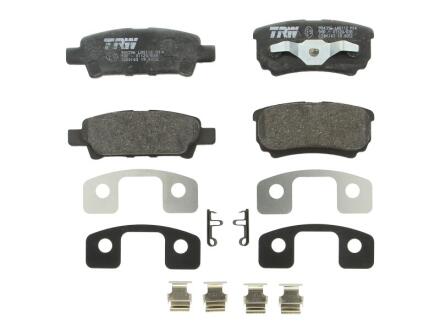 Гальмівні колодки дискові зад. Citroen C4/ Jeep Compass, Patriot/ Mitsubishi Lancer, Outlander, Pajero/ Peugeot 4007 1.6-3.8V6 04.00- TRW GDB4143