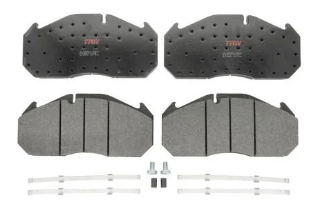 Комплект гальмівних колодок передн. MAN E 2000, EL, EM, F 2000, F 90, HOCL, LION S CITY, LION S COACH, LION S COMFORT, LION S STAR, M 2000 L, M 2000 M, NG, NL, NU, TGA D0824LFL06-OM446.938 07.86- TRW GDB5065