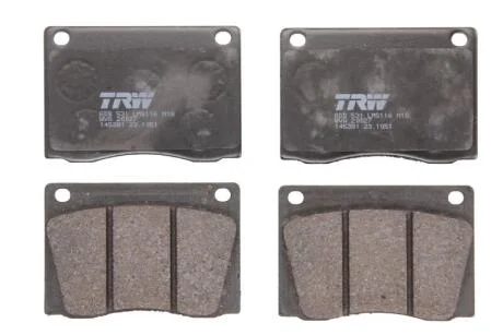 Комплект тормозных колодок, дисковый тормоз TRW GDB531