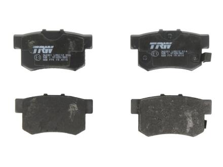 Колодки тормозные HONDA ACCORD/CIVIC/CR-V 90- задн. TRW GDB774