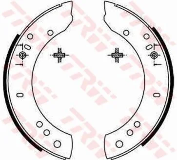 Гальмівна колодка LAND ROVER 110/127, 90 I, DEFENDER 2.3-3.9 09.83-02.16 TRW GS6082