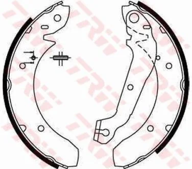 - Гальмівні колодки до барабанів TRW GS6166