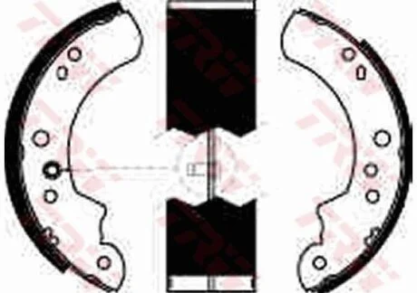 - Гальмівні колодки до барабанів TRW GS6222