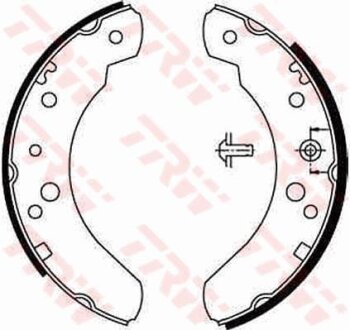 Гальмівна колодка FORD TRANSIT 1.6/2.0/2.5D 11.77-09.94 TRW GS6224