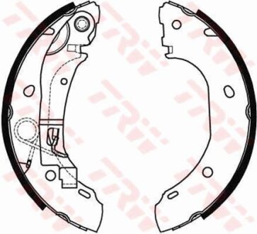 Колодки тормозные PSA JUMPER/DUCATO/BOXER 94- барабан. TRW GS8472