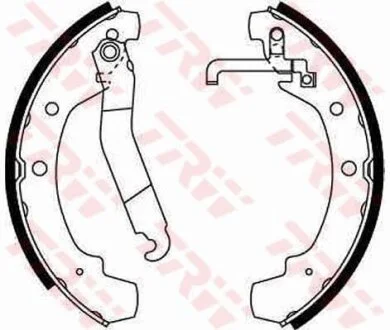 - Гальмівні колодки до барабанів TRW GS8511