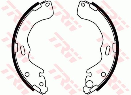 Гальмівна колодка FORD MAVERICK MAZDA 626 V, PREMACY, TRIBUTE 1.8-3.0 05.97- TRW GS8664