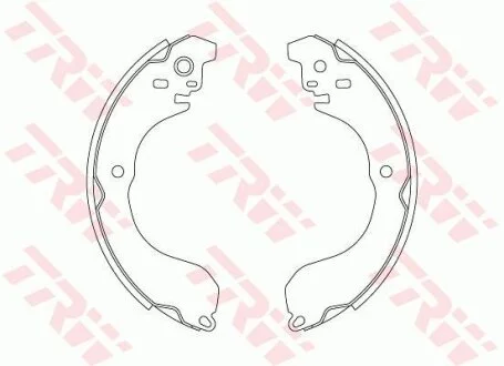 - Гальмівні колодки до барабанів TRW GS8813