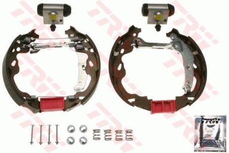 - Ремкомплект гальм (колодки + циліндри) TRW GSK1152