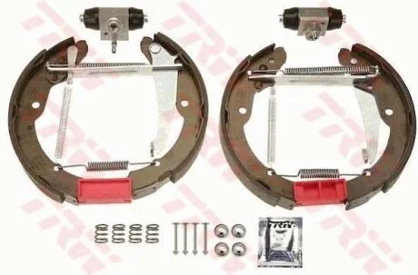 Комплект мод. розш. барабана (колодки, циліндра, пружини) TRW GSK1406 (фото 1)