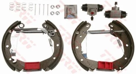 - Ремкомплект гальм (колодки + циліндри) TRW GSK1611