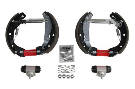 - Ремкомплект гальм (колодки + циліндри) TRW GSK1624