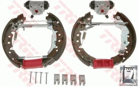 - Ремкомплект гальм (колодки + циліндри) TRW GSK1904