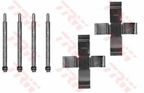 - Комплект для монтажу дискових гальмівних колодок TRW PFK113