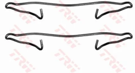 - Комплект для монтажу дискових гальмівних колодок TRW PFK215