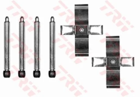 - Комплект для монтажу дискових гальмівних колодок TRW PFK379