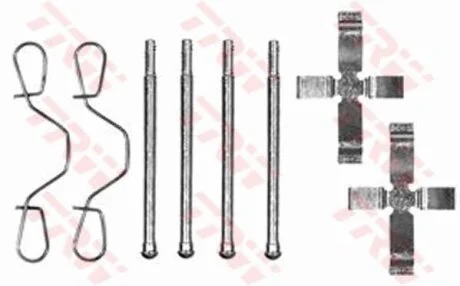 - Комплект для монтажу дискових гальмівних колодок TRW PFK54