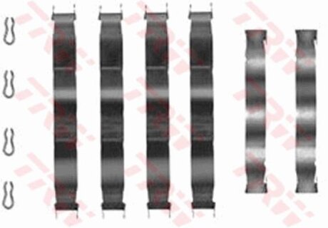 - Комплект для монтажу дискових гальмівних колодок TRW PFK66