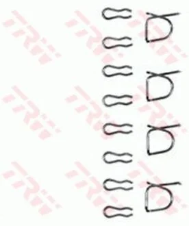 - Комплект для монтажу дискових гальмівних колодок TRW PFK68