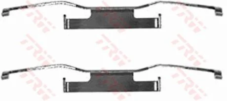 - Комплект для монтажу дискових гальмівних колодок TRW PFK84