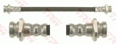 Гальмівний шланг гнучкий задн Лів/Прав (довжина 225мм, M10x1/M10x1) CHEVROLET AVEO / KALOS DAEWOO KALOS 1.2-1.6 09.02- TRW PHA310