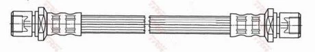 - Гальмівний шланг TRW PHA406