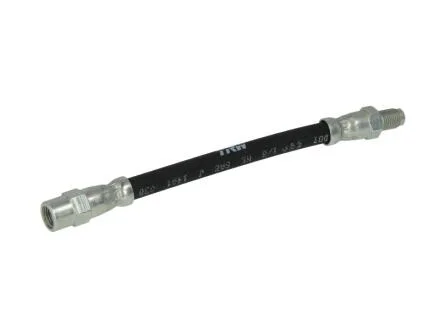 Гальмівний шланг, задн Лів/Прав / (довжина 185мм, M10x1/M10x1) AUDI 200, 80, 90, CABRIOLET, COUPE, SEAT CORDOBA, CORDOBA VARIO, IBIZA II, TOLEDO I, VW CORRADO, GOLF II, GOLF III 1.2-2.9 01.60-06.03 | TRW PHB128