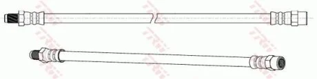 - Гальмівний шланг TRW PHB583