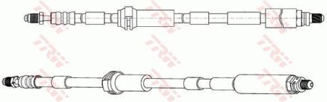 - Гальмівний шланг TRW PHC313