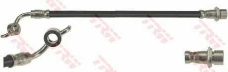 Гальмівний шланг гнучкий задн Лів (довжина 300мм, M10x1/Banjo) TOYOTA RAV 4 III, RAV 4 IV 2.0-3.5 11.05-09.19 TRW PHD1153