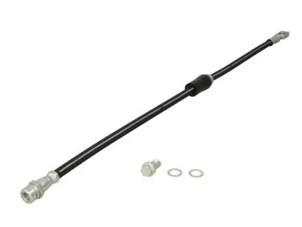 Гальмівний шланг гнучкий передн Лів/Прав (довжина 595мм, M10x1/Banjo) VW BEETLE, GOLF VI, JETTA IV 1.2-2.5 07.09-07.19 TRW PHD1163