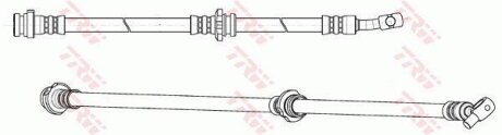 - Гальмівний шланг TRW PHD1190